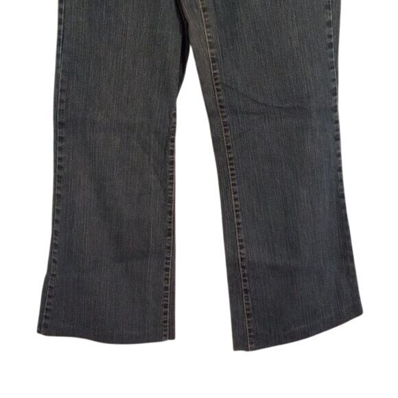 Christopher & Banks Size 8 Womens Jeans Stretch Blue Denim Bootcut Dark Wash - Picture 4 of 12